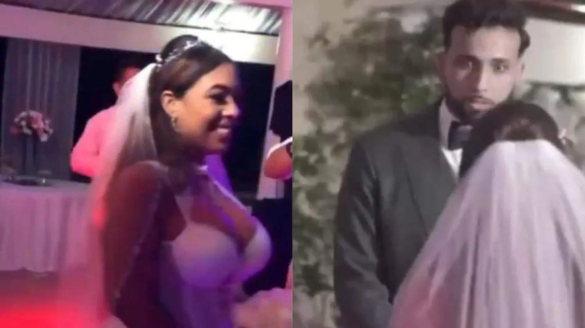 Mujer sorprende a novio con minivestido el día de su boda y su reacción se hace viral